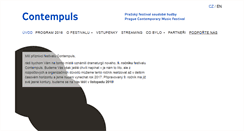 Desktop Screenshot of contempuls.cz