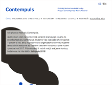 Tablet Screenshot of contempuls.cz